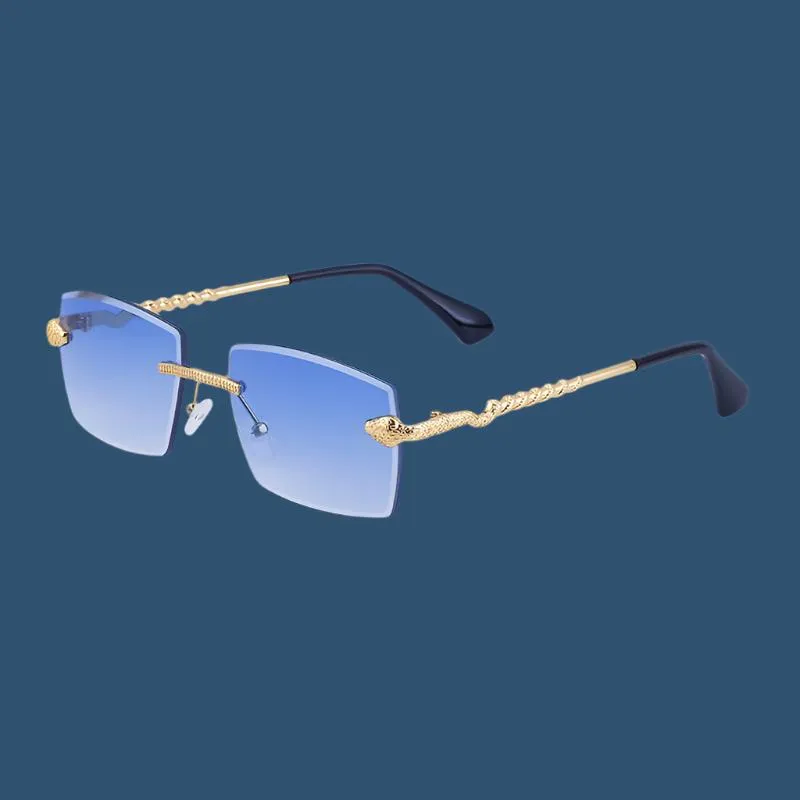 Stylish Rimless Sunglasses for Men - Elevate Your Look!