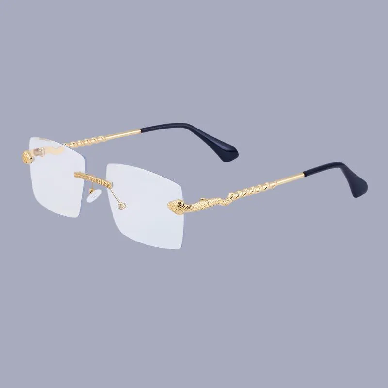 Stylish Rimless Sunglasses for Men - Elevate Your Look!