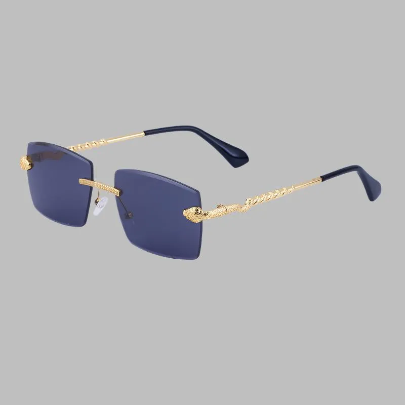 Stylish Rimless Sunglasses for Men - Elevate Your Look!