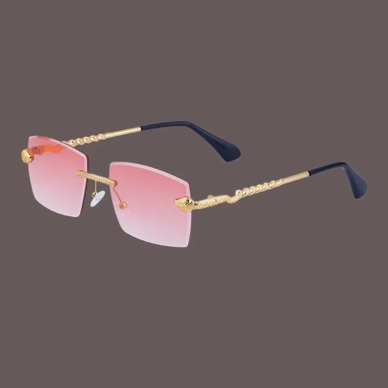 Stylish Rimless Sunglasses for Men - Elevate Your Look!