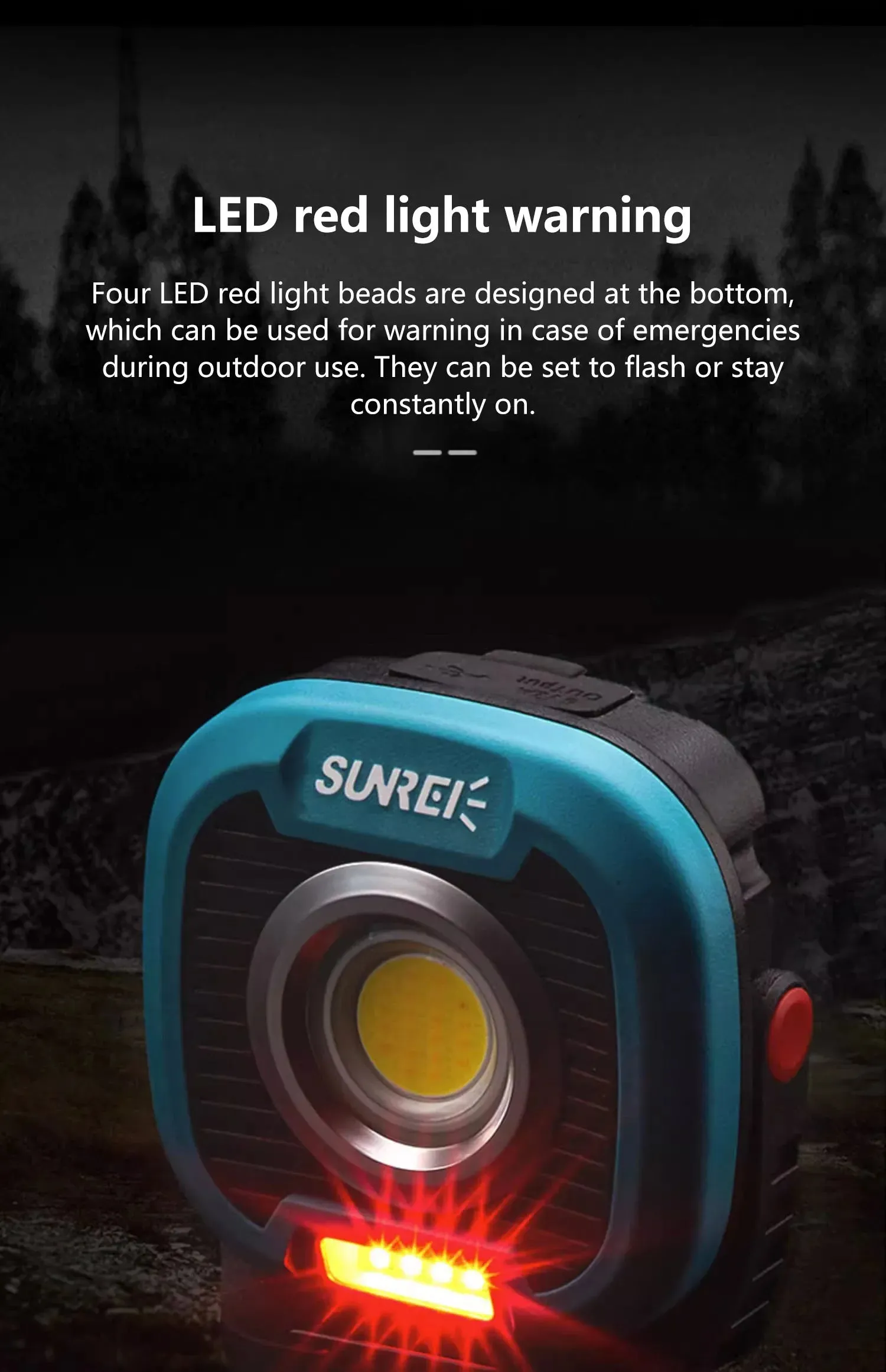 SUNREI C1500 C1500Pro C1600 Outdoor Camping Lamp Portable Camping Tent Camp Lamp Atmosphere Lamp Waterproof Lamp