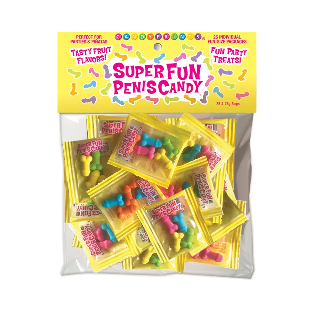 Super Fun Penis Candy, Bag Of 25