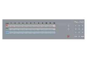 System 6 Pace Clock Keyboard Insert