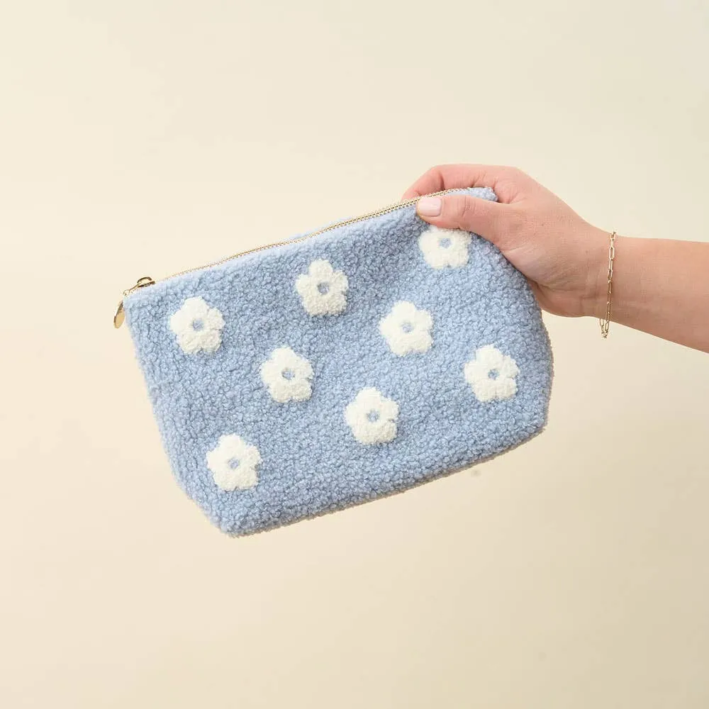 TDE Teddy Pouch in Flower Blue