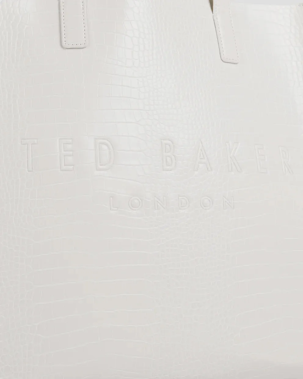 Ted Baker Croccon Croc Detail Large Icon Bag | Nude