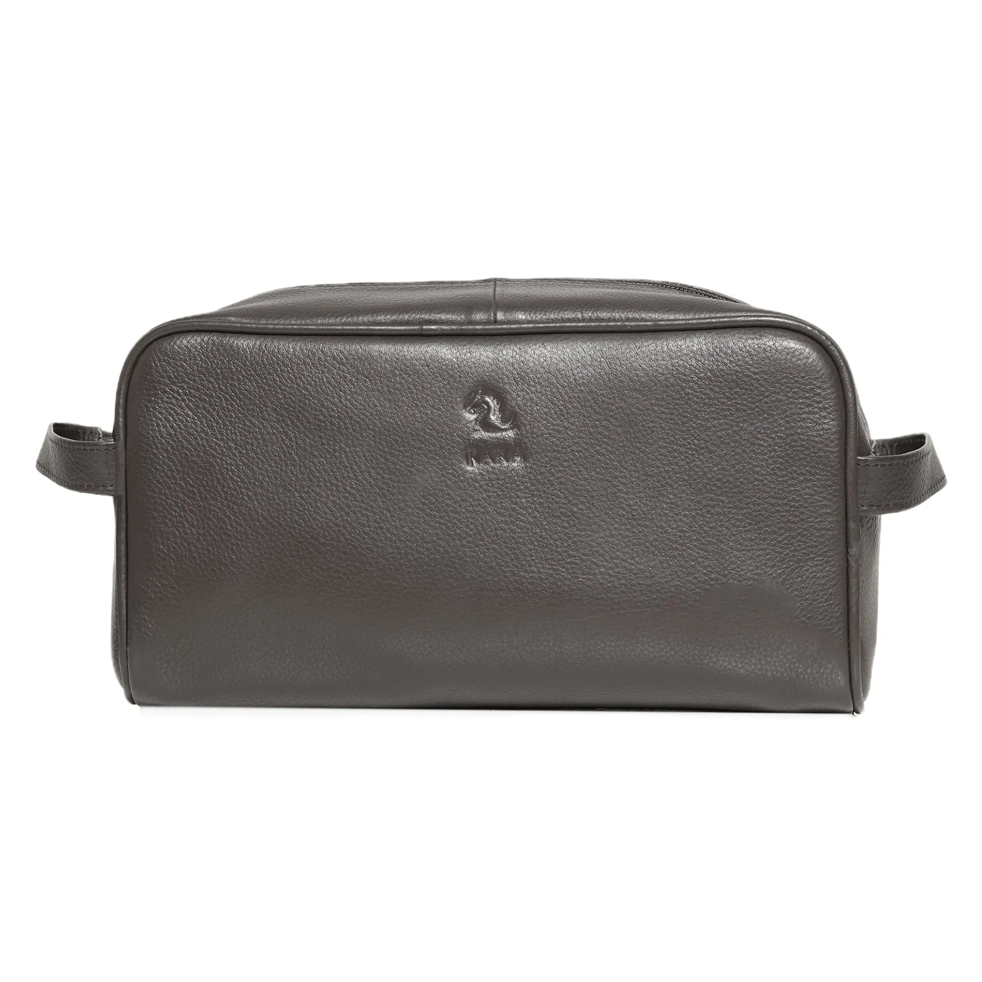 Ted Tan Leather Wash Bag for Men