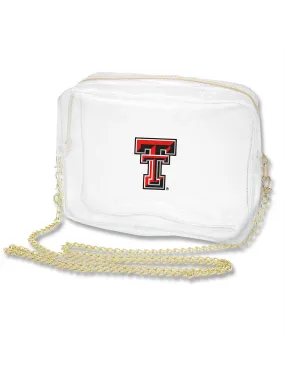 Texas Tech "Camera" Crossbody Clear Bag