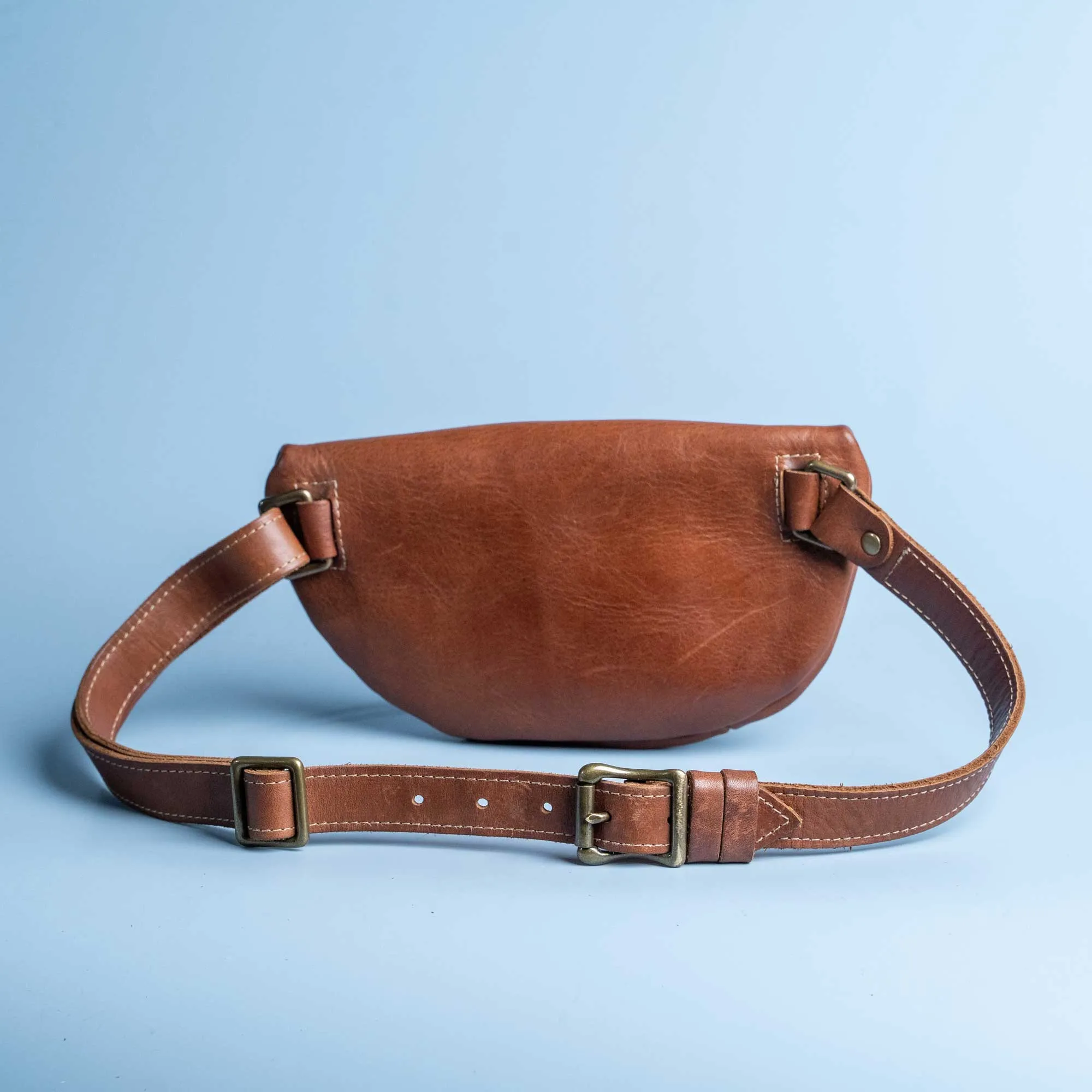 The Sage Crossbody Fine Leather Fanny Pack Bag