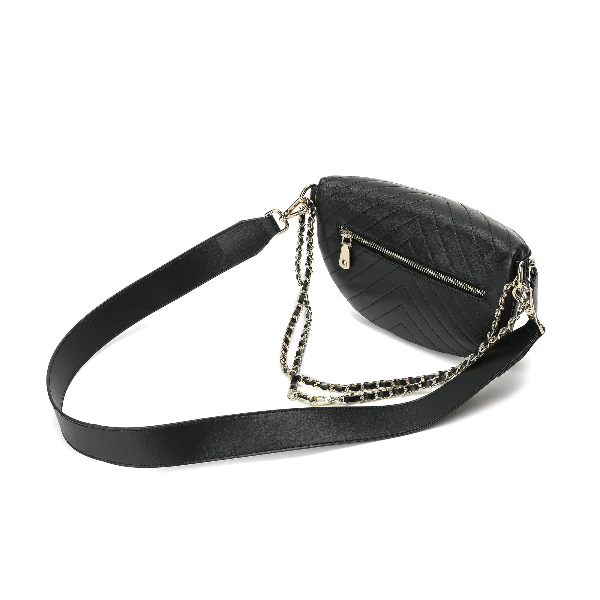 Tiffany & Fred V-Shape Quilted Leather Fanny Pack