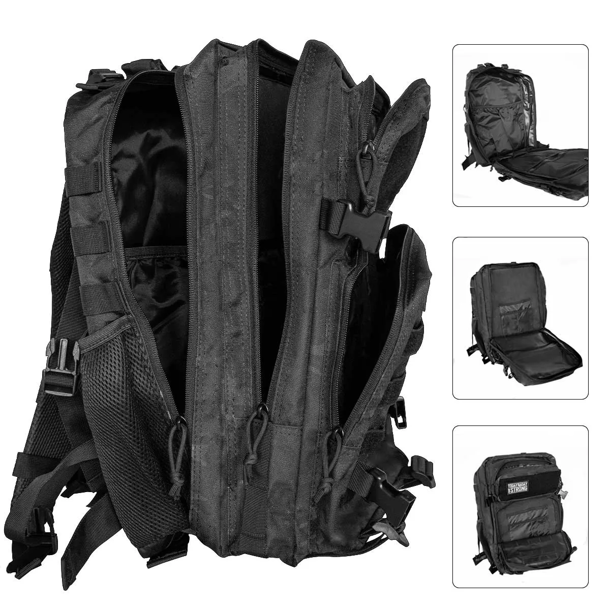 Training Backpack 2.0, Black - Add Extra Patches