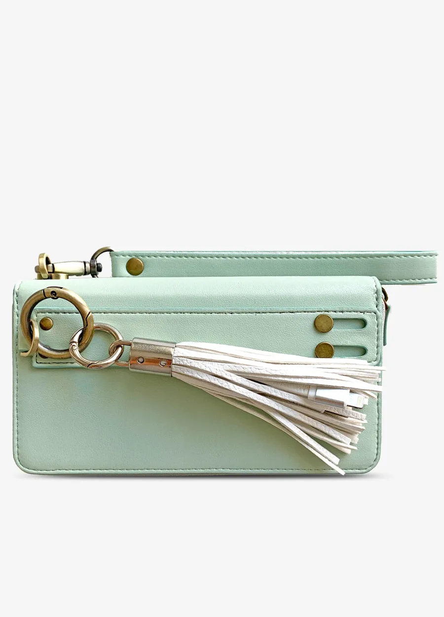 Ultimate Wristlet Phone Case in Mint