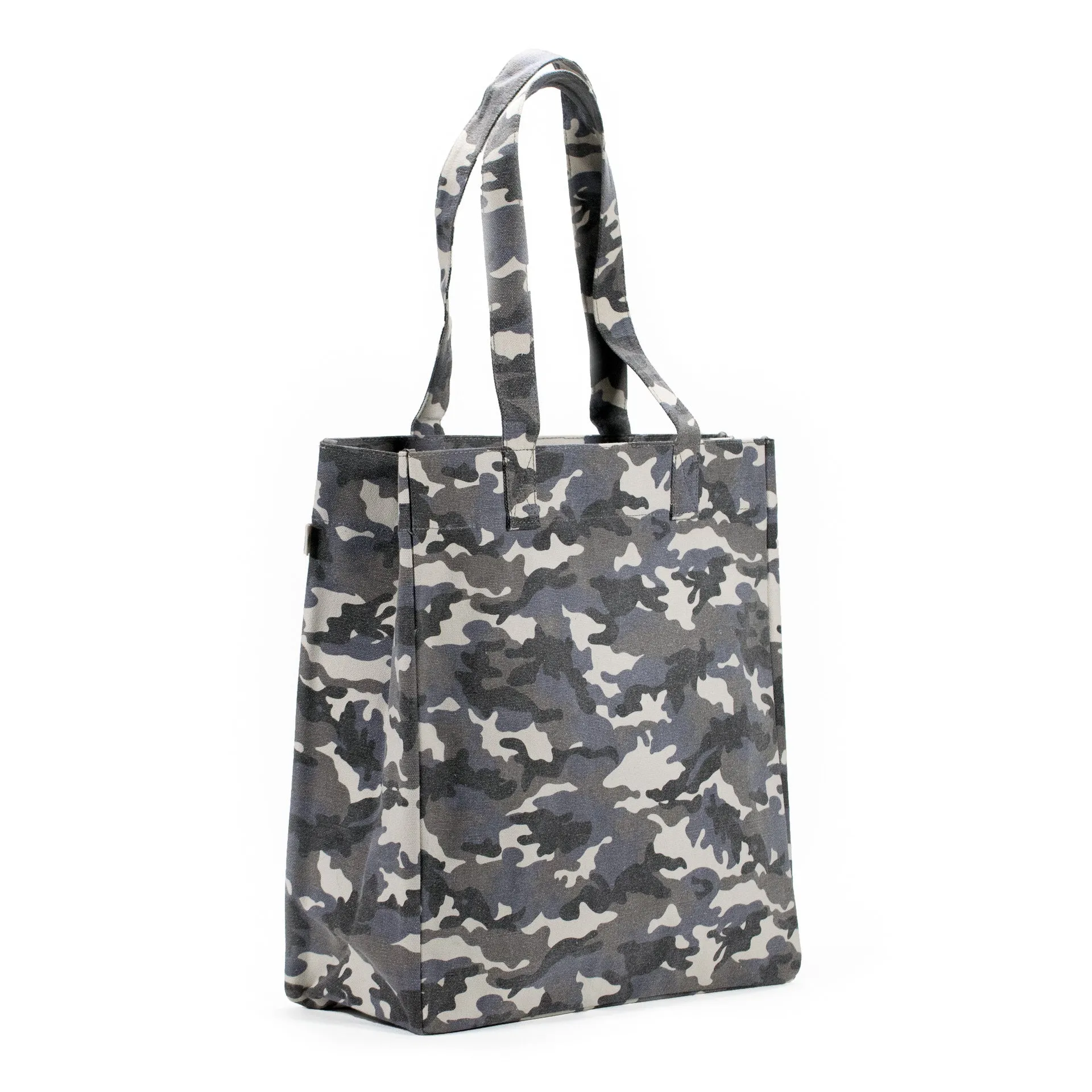 Upright Bag: Grey Camouflage