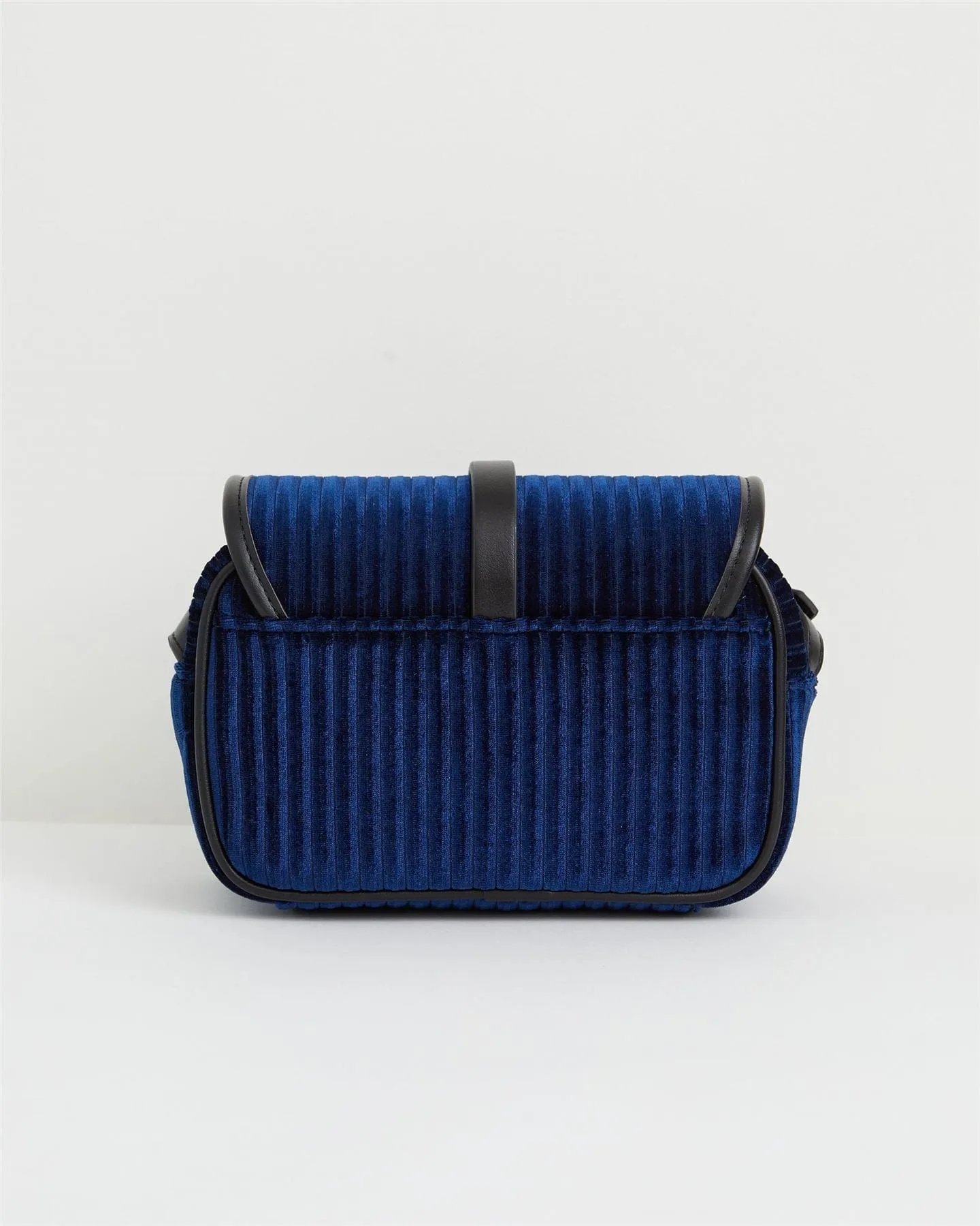 Vivianne Velvet Camera Bag - Sapphire Blue