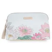 Waterlilies Slim Makeup Bag