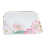 Waterlilies Slim Makeup Bag