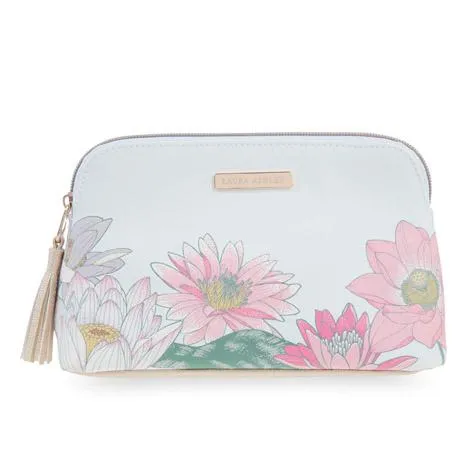 Waterlilies Slim Makeup Bag