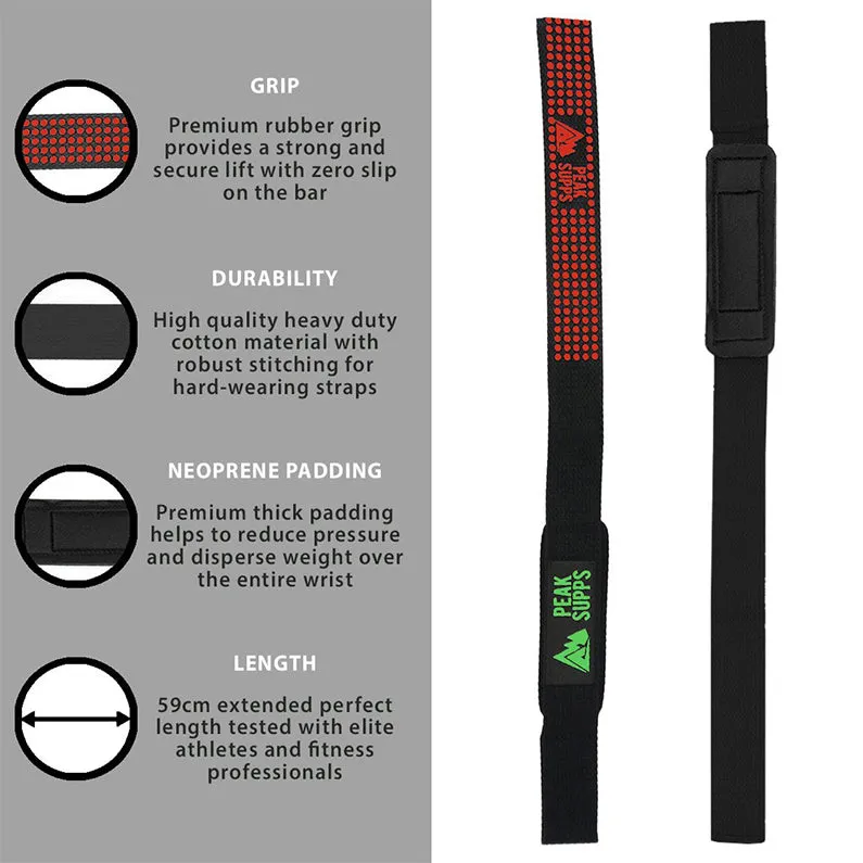 Weight Lifting Wrist Straps (Pair)