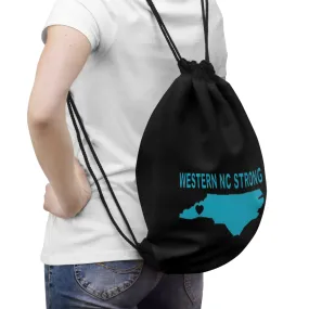 Western NC Strong Drawstring Bag