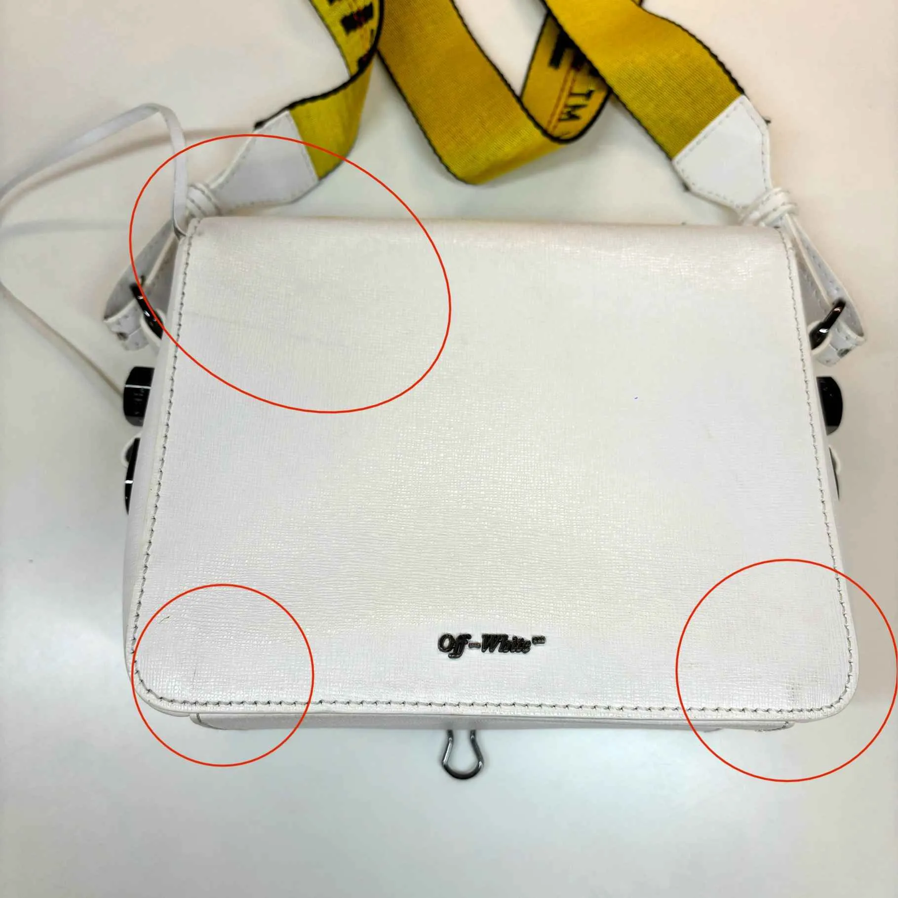 Women's Diag Camera Bag White