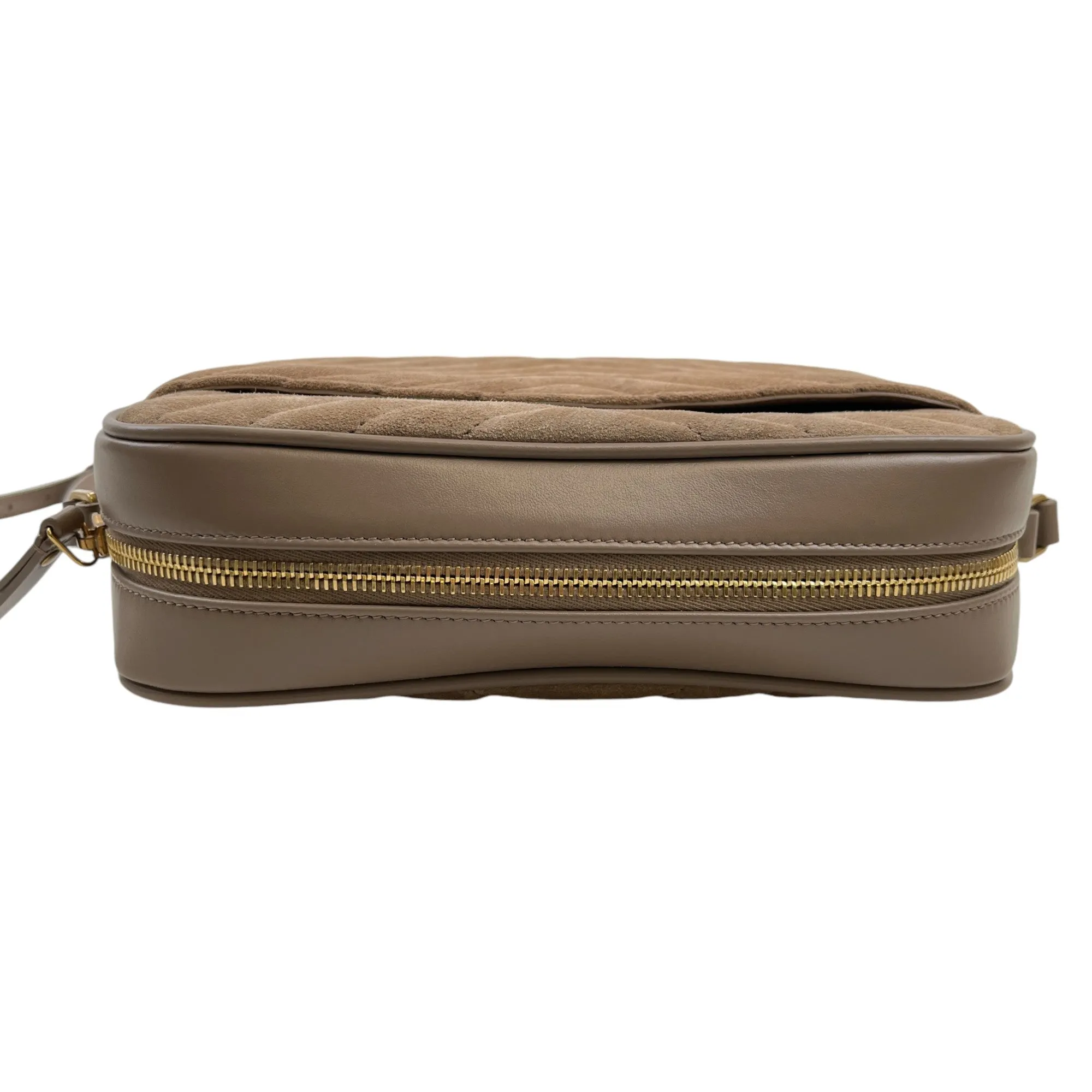 Women's Lou Suede Camera Bag Beige