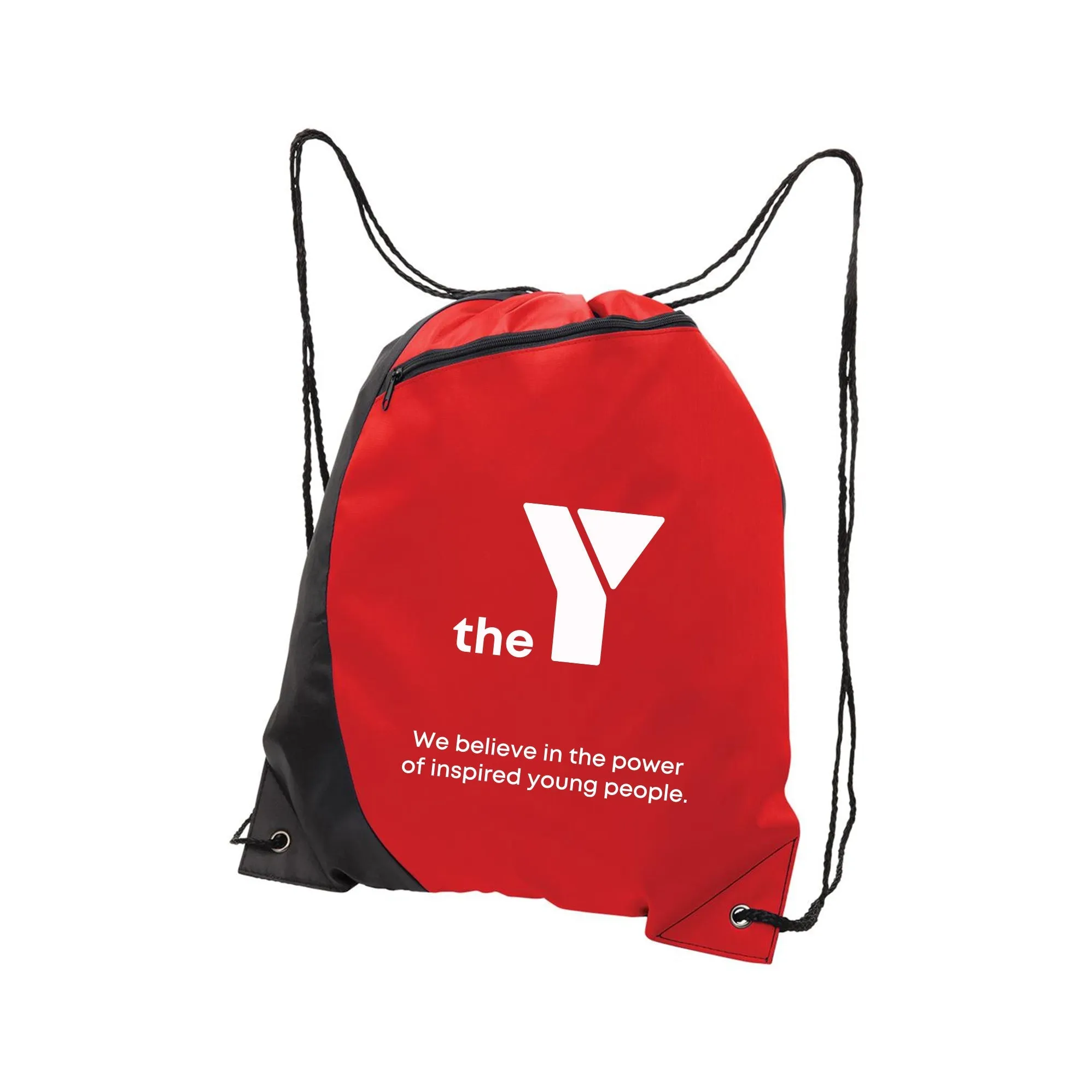 Y Drawstring Bag - Red