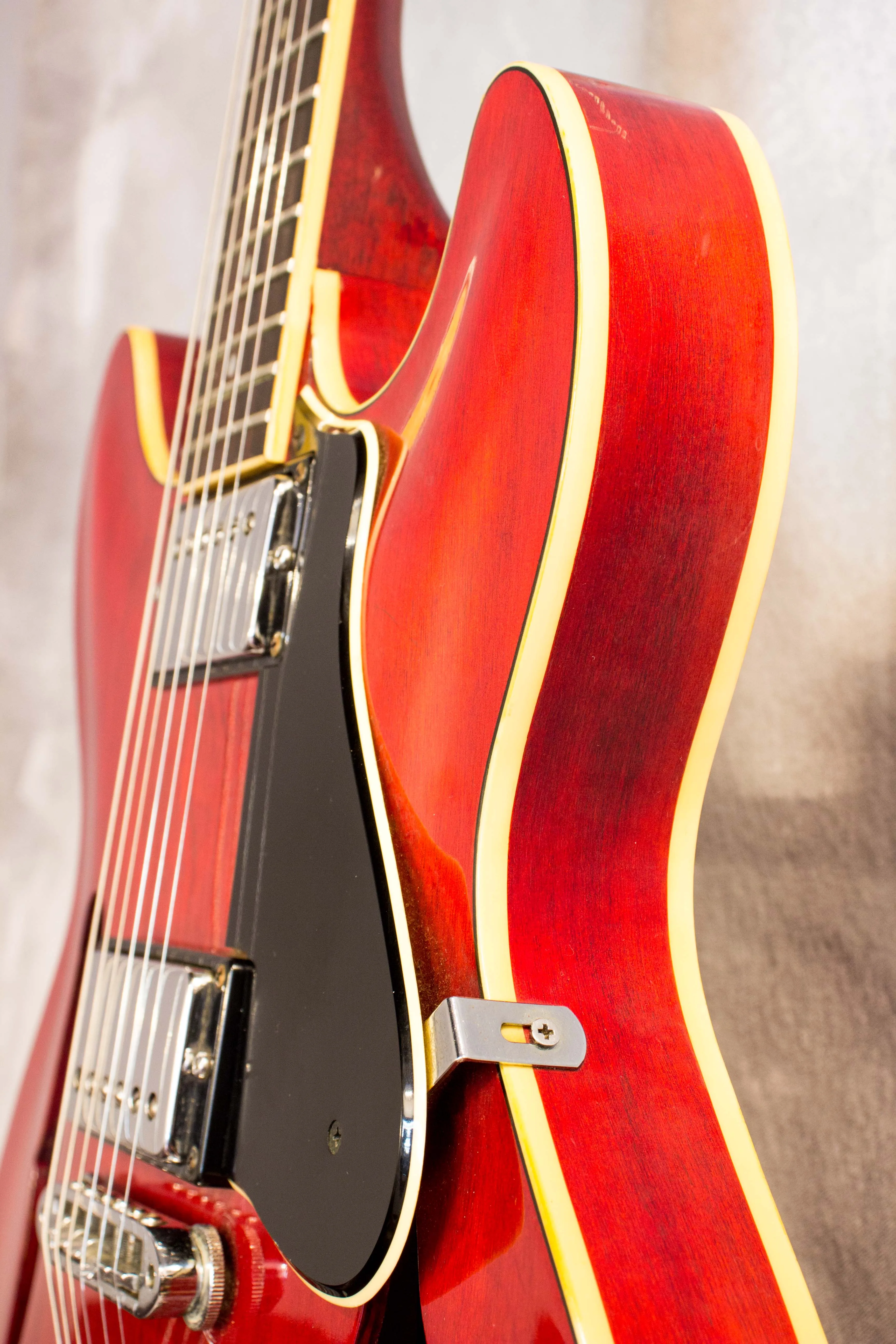 Yamaha SA700 Super Axe Semi-Hollow Persimmon Red 1977