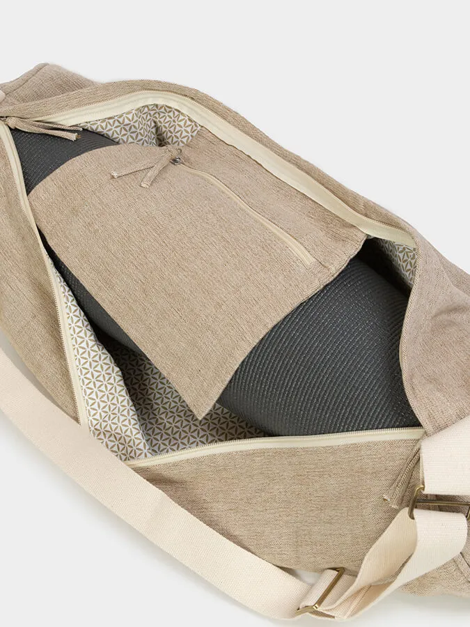 Yoga Studio Organic Cotton Two Toned Yoga Mat Bag